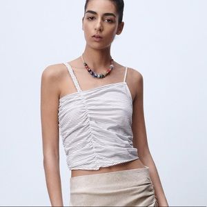 Zara cropped tank top